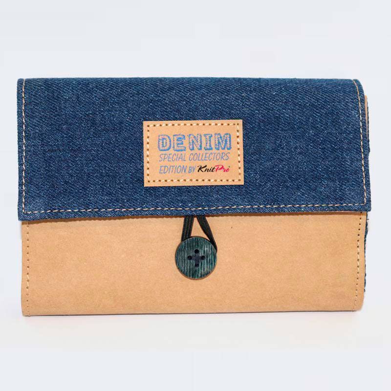 Набор съемных спиц Denim Indigo Wood, длина 11,5см, KnitPro 20643