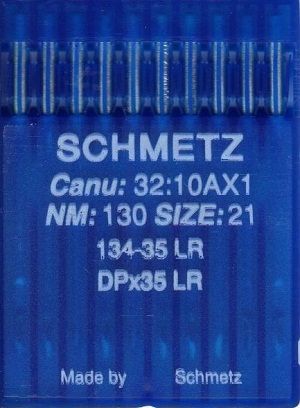 Иглы Schmetz DPx35LR(134x35LR) №130/21 10шт.
