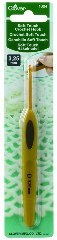 Крючок металлический 3.25мм Clover (3.25 мм,алюминий) Clover 1004/D