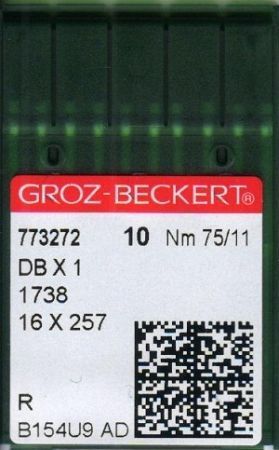 Игла Groz-beckert DBx1 №75/11 10 шт