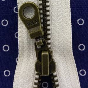 Молния металл 60см, темная латунь, разъемная тип 5 YKK 0503311/60 RGKBOR (841)