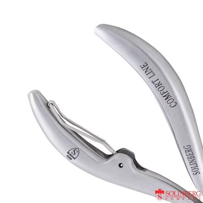 Кусачки маникюрные Comfort line матовые ручная заточка Solinberg 222-904