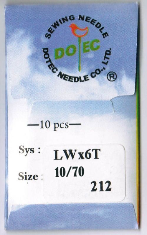 Иглы для подшивочных машин Dotec LWx6T №70 10 шт.