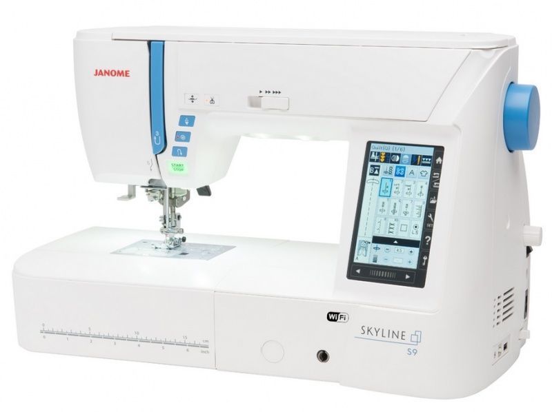 Швейная машина с вышивальным блоком Janome Skyline S9