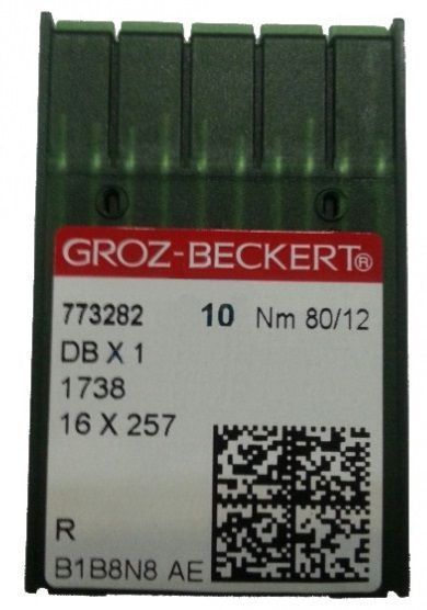 Игла Groz-beckert DBx1 №80/12 10 шт