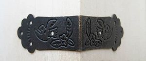 Уголки металлические для шкатулок, бронза, Hemline, 11.125