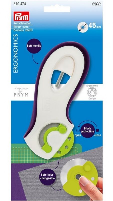 Раскройный нож эргономичный 45мм PRYM 610474