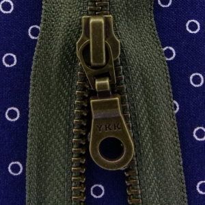 Молния металл 70см, темная латунь, разъемная тип 5 YKK 0503311/70 RGKBOR (567)