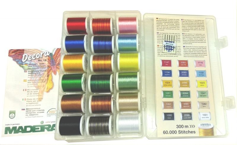 Набор ниток Decora №12 MADEIRA (18 x 300 м) 8084