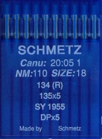 Иглы Schmetz универсальные DPx5 134(R) №110 10 шт