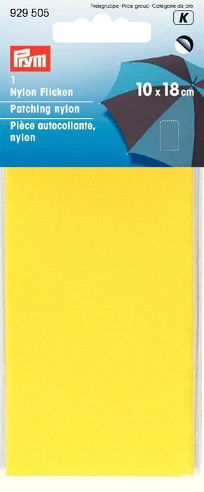 Заплатка нейлоновая самоклеящаяся,цв.желтый (6,5*14 см) PRYM 929505