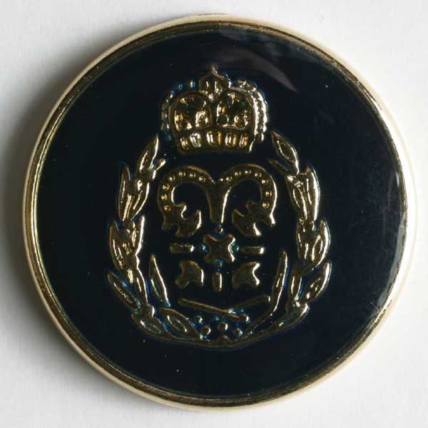 Пуговицы "DILL", цв.синий (23 мм) арт.360153/23-20