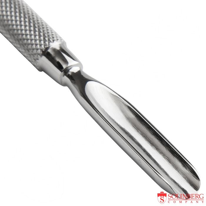 Шабер двухсторонний ребристая ручка Solinberg 240-4061