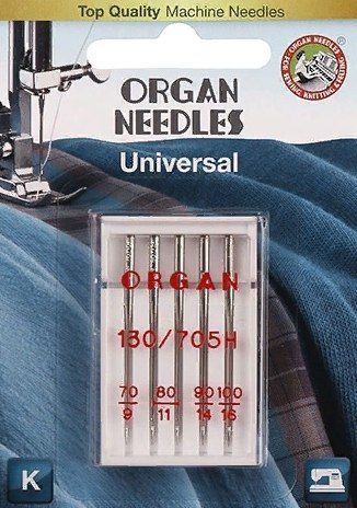 Иглы ORGAN универсальные 5/70-100 Blister