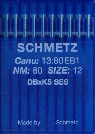 Иглы Schmetz DBxK5 для трикотажа SES №80 10 шт
