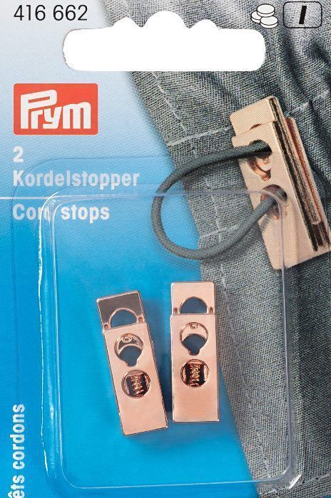 Ограничители для шнура прямоугольные, с двумя отверстиями PRYM 416662