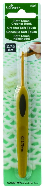 Крючок металлический 2.75мм Clover (2.75 мм,алюминий) Clover 1003/C
