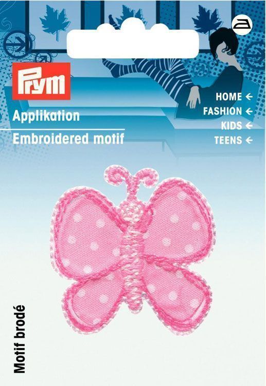 Термоаппликация Бабочка  3,5х3,8см PRYM 923103