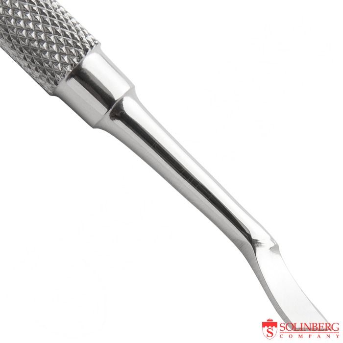 Шабер двухсторонний ребристая ручка Solinberg 240-4061