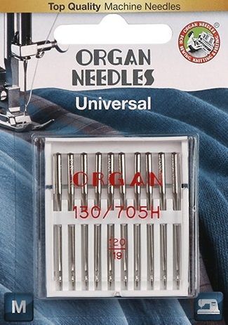 Иглы ORGAN универсальные 10/120 Blister
