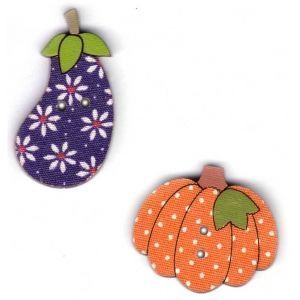 Декоративные пуговицы ОВОЩИ Aurora AU-B4686