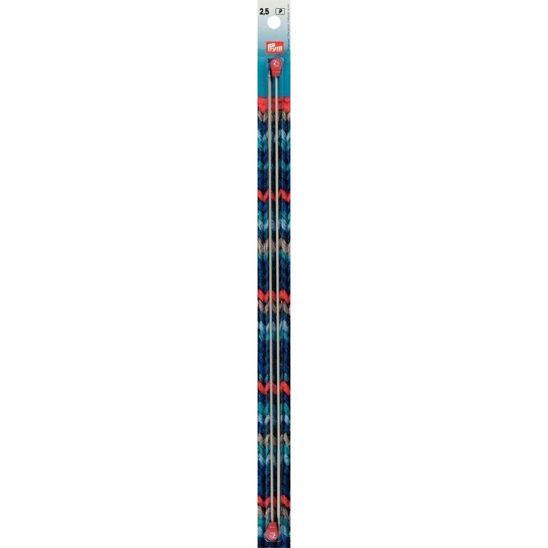 Спицы прямые скоростные 35 см 2,5 мм PRYM 191518