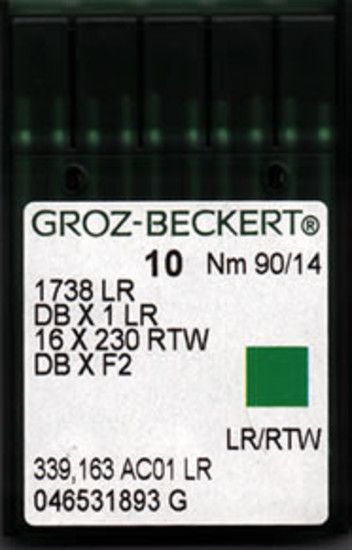 Игла Groz-beckert DBx1 LR № 90/14 10 шт