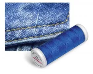 Нитки Aurora швейные для джинсы 30