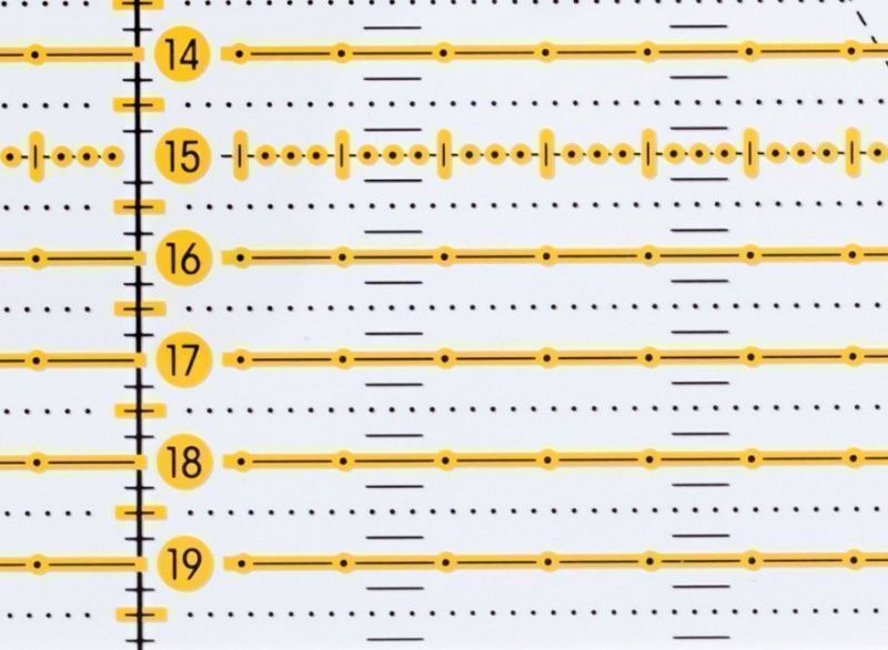 Линейка Omnigrid для пэчворка треугольник 60°, сторона 8 дюйма PRYM 611658
