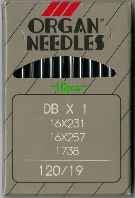 Иглы Organ DBx1/120 10 шт.