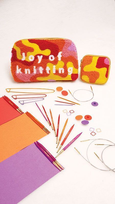 Подарочный набор квадратных съемных спиц Joy оf Knitting (Радость вязания) KnitPro 25651