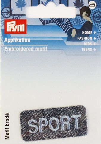 Аппликация "Sport" 1,8х4 см PRYM 925625