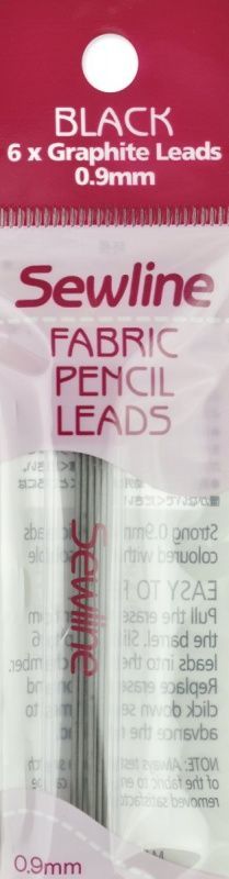 Набор запасных грифелей, 6шт цвет черный Sewline FAB50006