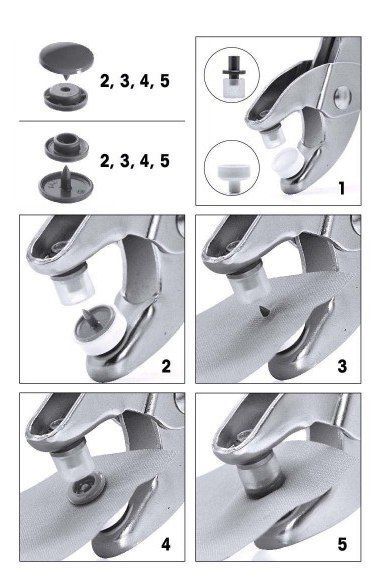 Кнопки "Color Snaps" цвет светло-желтый 12,4мм 30 шт в уп PRYM 393107