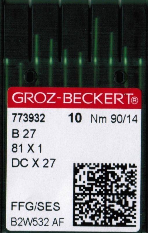 Игла Groz-beckert DCx27 FFG/SES (Bx27FFG) № 90/14 10 шт