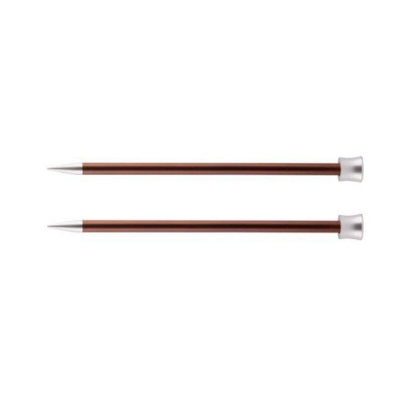 Спицы прямые Zing 5,5мм/30см, алюминий, 2шт в упаковке, KnitPro, 47272