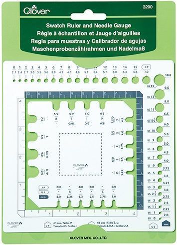 Лоскутная линейка и измеритель диаметра Clover 3200
