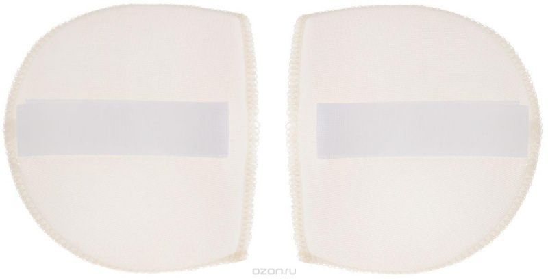 Плечевые накладки с липучкой для рукавов полуреглан, 12 х 13 см (маленький), белый Hemline 916.SM                  