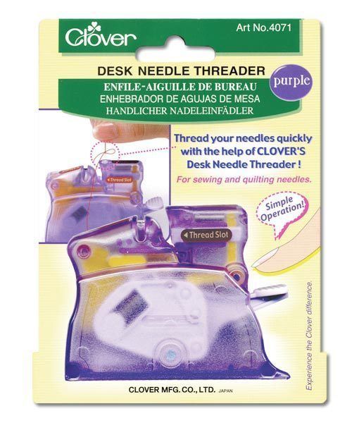 Нитевдеватель Clover настольный фиолетовый 4071
