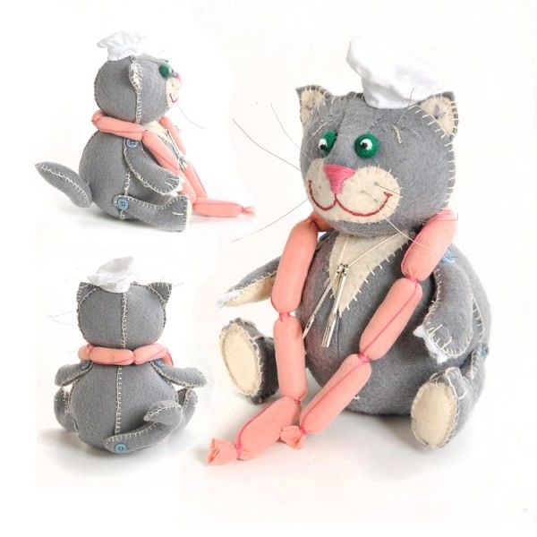 Набор для изготовления игрушки "Кот Обжора" арт.ПФЗД-1004