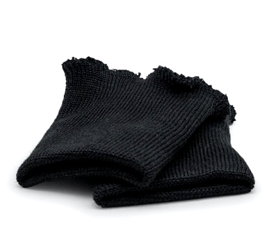 Манжет плотный зимний 10 кл (30%шерсть, 70% акрил) 1*1, 8,5*9,5см, черный