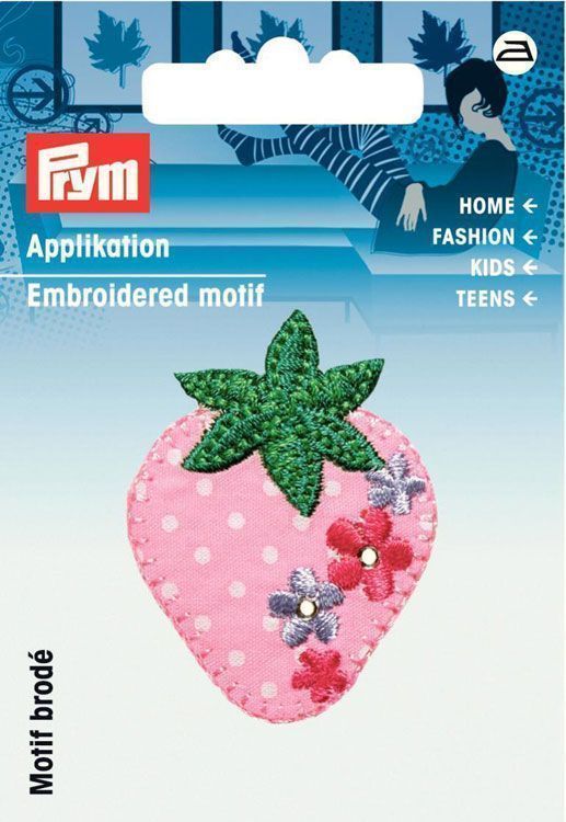 Термоаппликиция "Клубника" 4,7х3,5см PRYM 923137