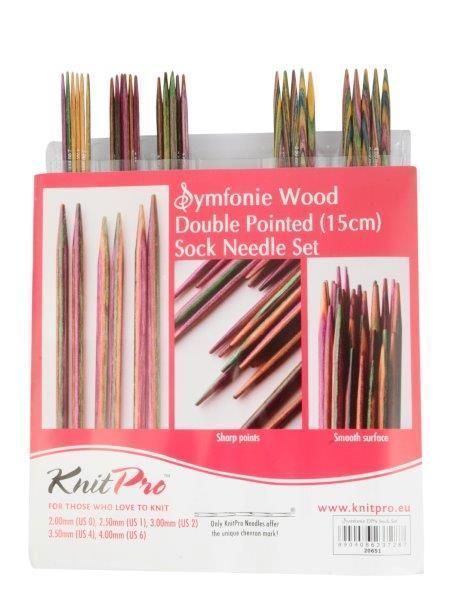 Набор чулочных спиц длиной 20см "Symfonie", KnitPro, 20631