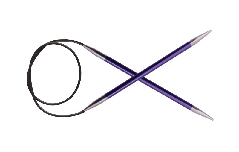 Спицы круговые Zing 3,75мм/100см, алюминий, KnitPro, 47158