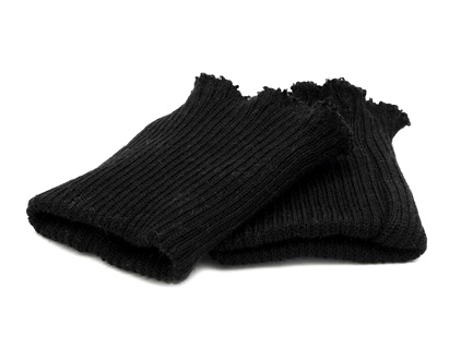 Манжет плотный (30% шерсть, 70% акрил), 10 кл, 2*2, 8,5*9,5см, черный