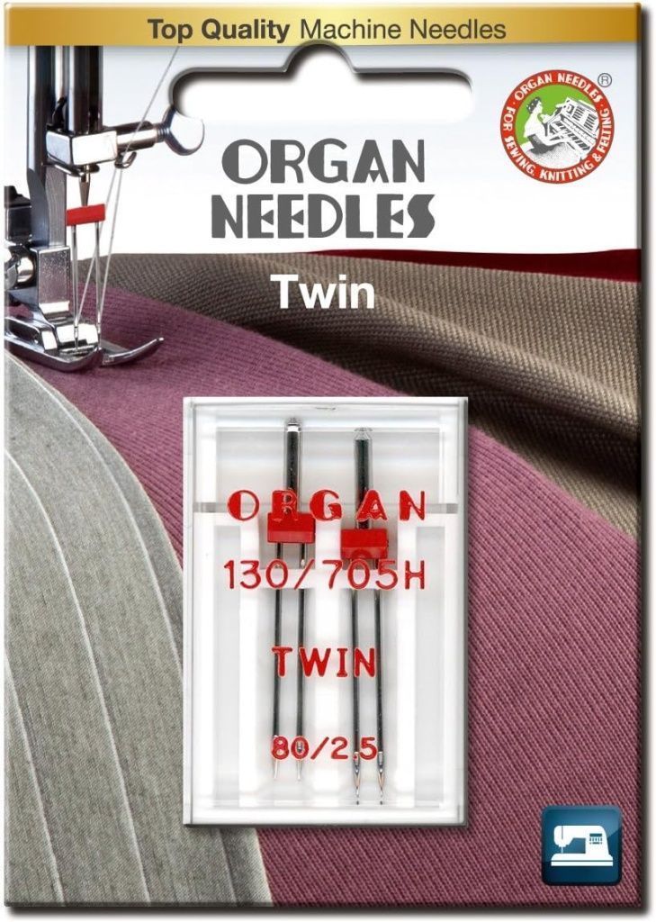 Иглы ORGAN двойные 2-80/2,5 Blister