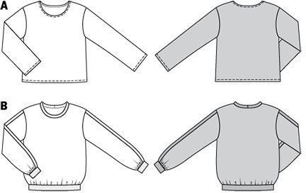 Выкройка Burda 6355 - Блуза