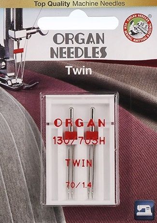 Иглы ORGAN двойные 2-70/1.4 Blister
