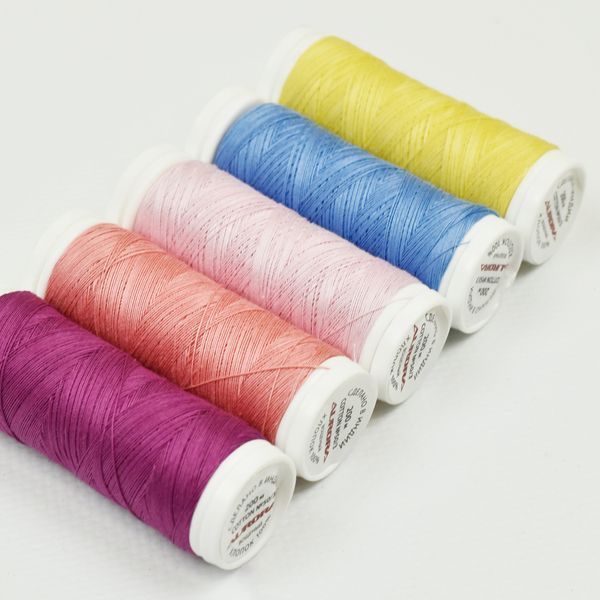 Нитки швейные вощеные Aurora Cotton № 50/3, 180м