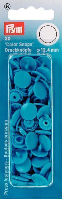 Кнопки "Color Snaps" цвет сине-стальной 12,4мм 30 шт в уп PRYM 393108